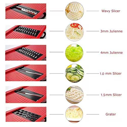 6 in 1 Vegetable Cutter Slicer Shredder