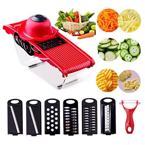 6 in 1 Vegetable Cutter Slicer Shredder