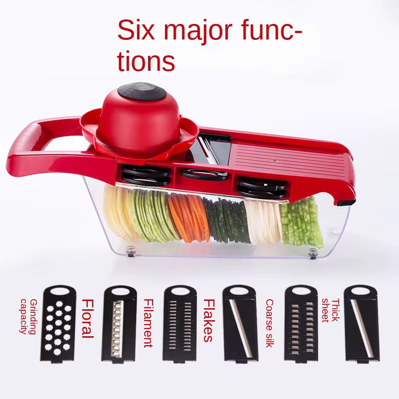 6 in 1 Vegetable Cutter Slicer Shredder