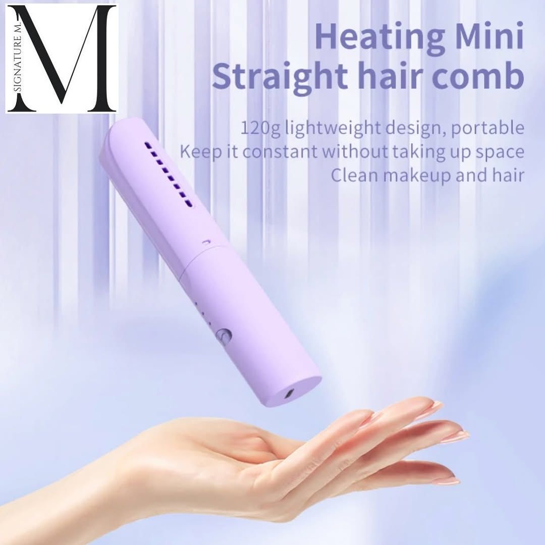 Portable Hair Straightener Comb